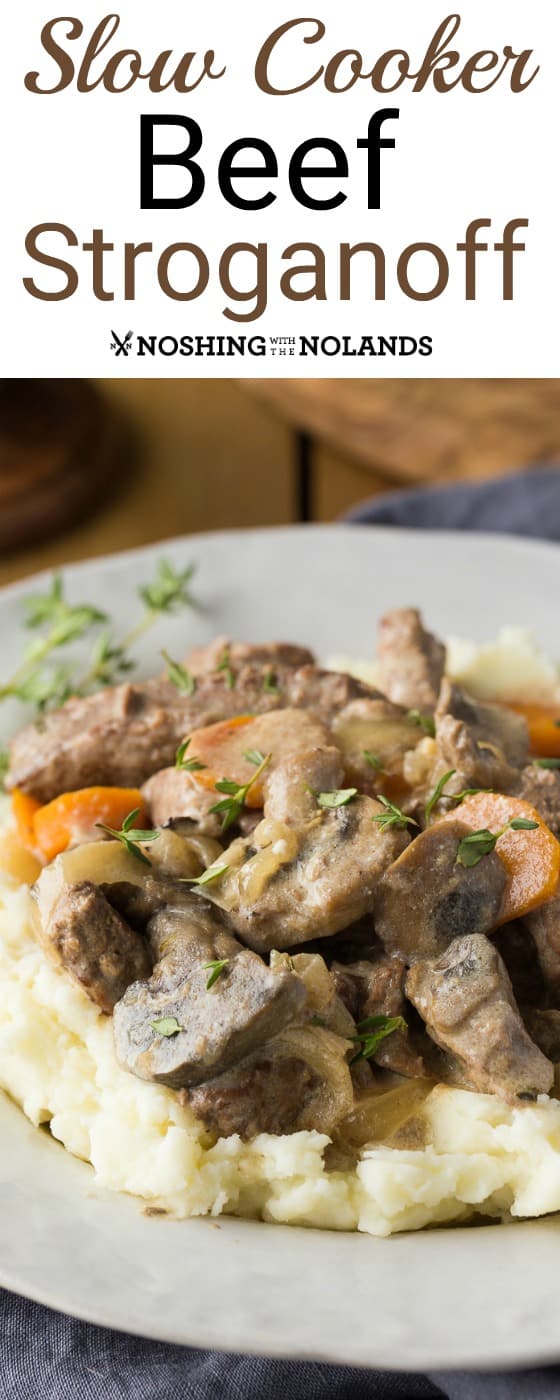 Slow Cooker Beef Stroganoff