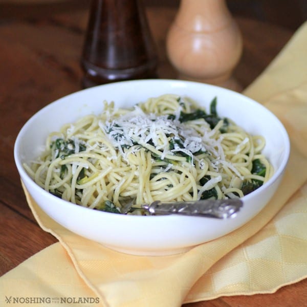 Spaghetti with Arugula and Lemon Sauce