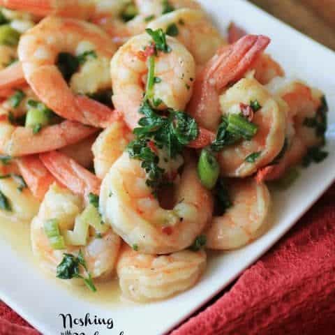 Shrimp in Mustard Sauce for Fat Sunday #SundaySupper