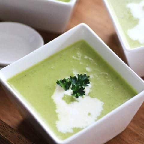 Spring Pea Soup #WeekdaySupper