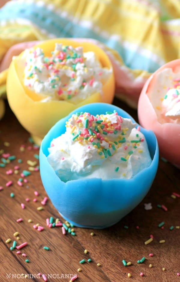 Easter Cups with Lemon Curd and Cream