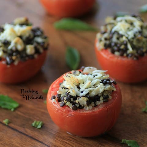 Greek Stuffed Tomatoes with Quinoa and Black Lentils by Noshing With The Nolands (2) (Small)