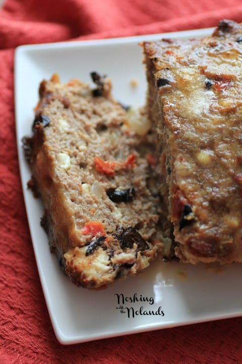 Mediterranean Meatloaf by Noshing With The Nolands 