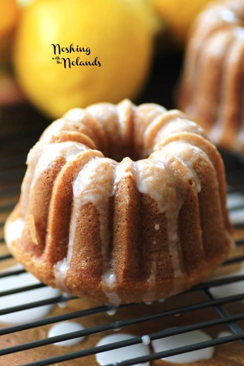 Mini Lemon Spring Bundts by Noshing With The Nolands 