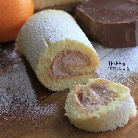 Orange Chocolate Swiss Roll by Noshing With The Nolands 