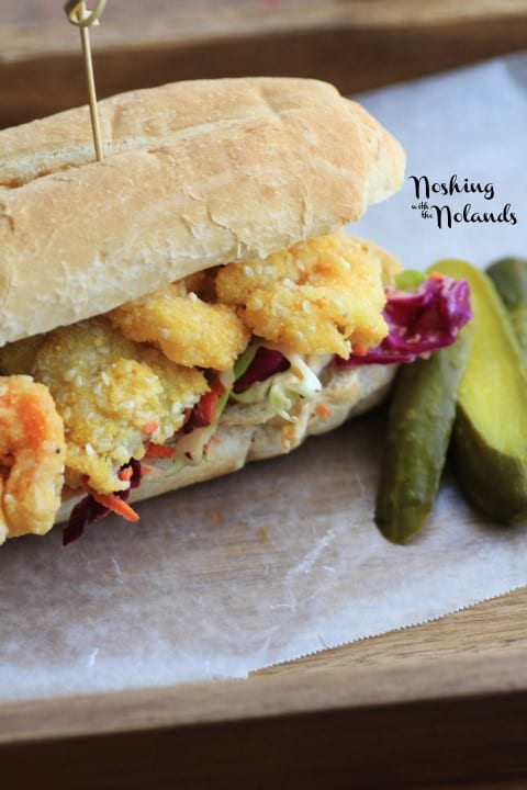 Shrimp and Artichoke Hearts Po' Boy by Noshing With The Nolands (4) (Small)