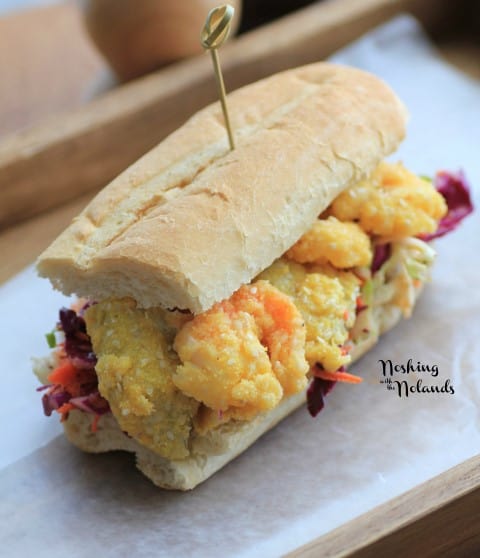 Shrimp and Artichoke Hearts Po' Boy by Noshing With The Nolands