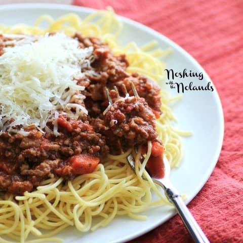 Spaghetti Bolognese by Noshing With The Nolands 