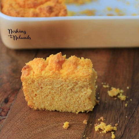 Sweet Potato Corn Bread by Noshing With The Nolands 