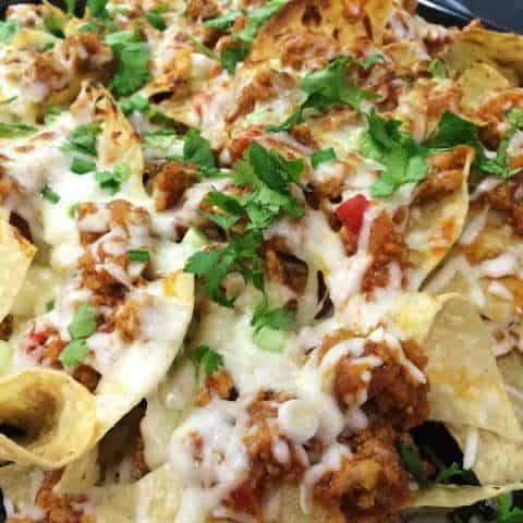 Turkey Chili Nachos