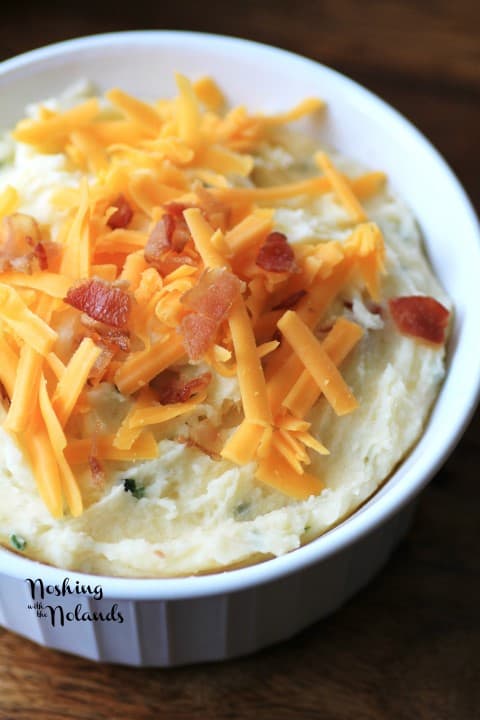 Boston Market Copycat Loaded Mashed Potatoes by Noshing With The Nolands 