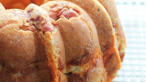 Cheesy Bacon Sausage Brioche Bundt for #BundtBakers