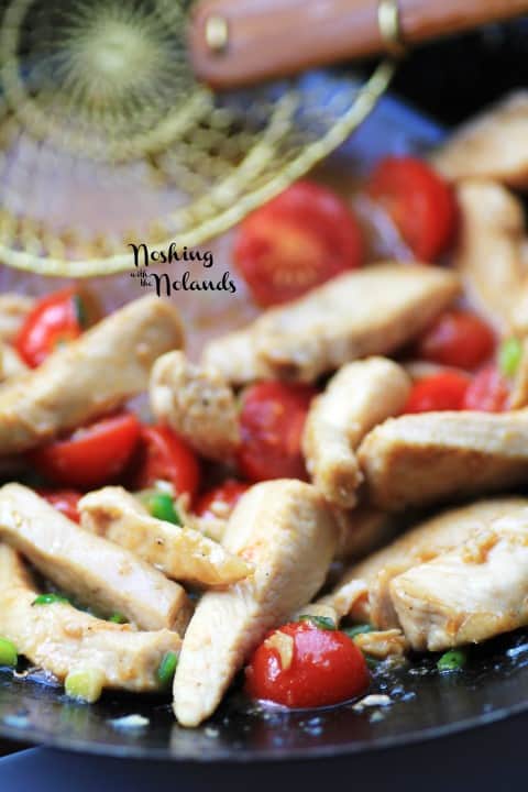 Chicken and Cherry Tomato Toss by Noshing With The Nolands 