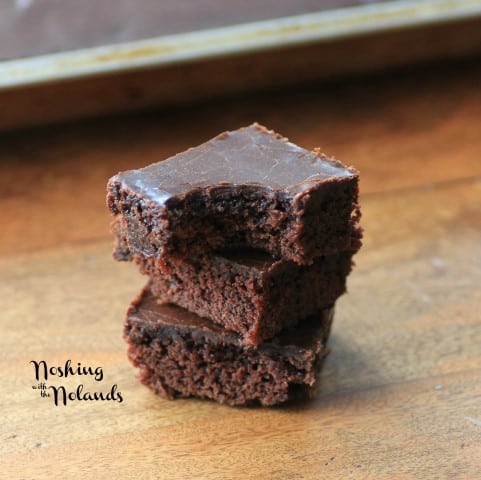 Easy Fudgy Snack Cake by Noshing With The Nolands 