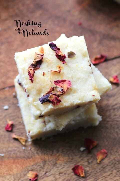 Lemon Persian Rose Shortbread by Noshing With The Nolands 