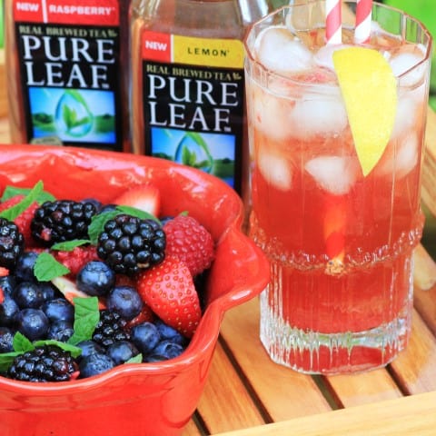 Fresh Fruit Salad with Pure Leaf Iced Tea by Noshing With The Nolands 