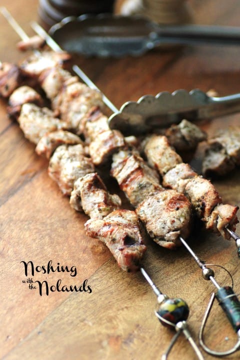 Pork Souvlaki by Noshing With The Nolands 