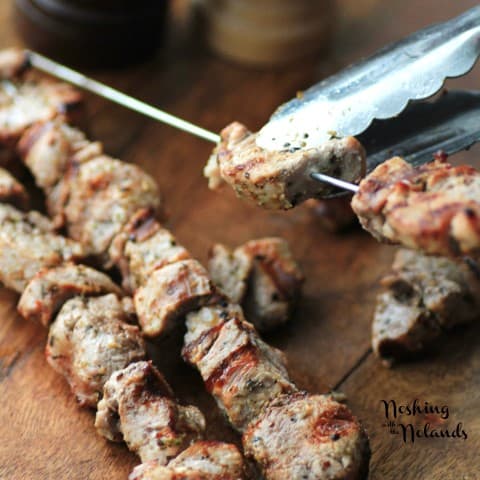 Pork Souvlaki by Noshing With The Nolands 