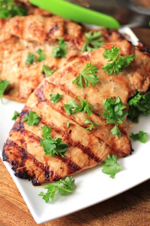 Simply Dressed Grilled Chicken