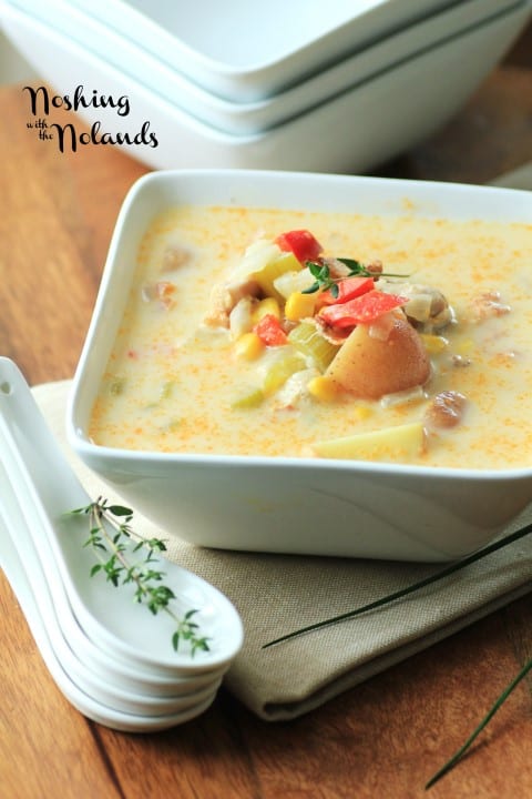 Summer Chicken Corn Chowder by Noshing With The Nolands 