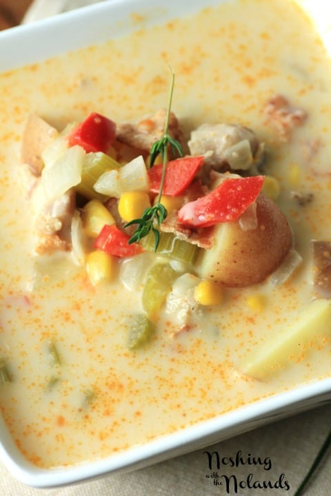 Summer Chicken Corn Chowder by Noshing With The Nolands 