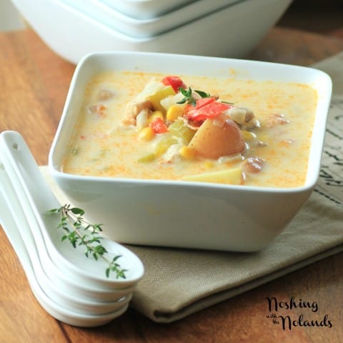 Summer Chicken Corn Chowder by Noshing With The Nolands 