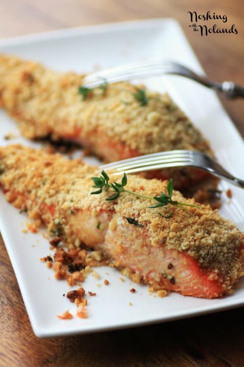 Macadamia Panko Crusted Salmon by Noshing With The Nolands 