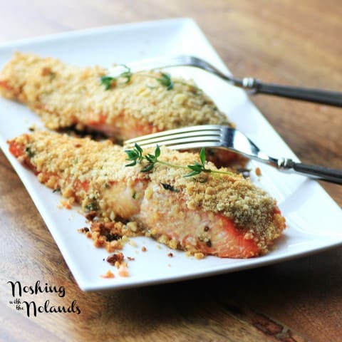 Macadamia Panko Crusted Salmon by Noshing With The Nolands 