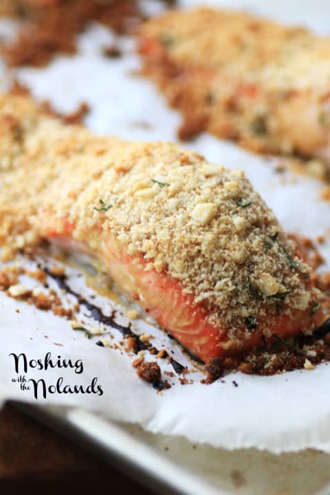 Macadamia Panko Crusted Salmon by Noshing With The Nolands