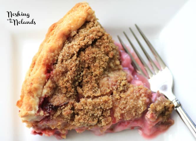 Rhubarb Strawberry Sour Cream Pie by Noshing With The Nolands (Small)