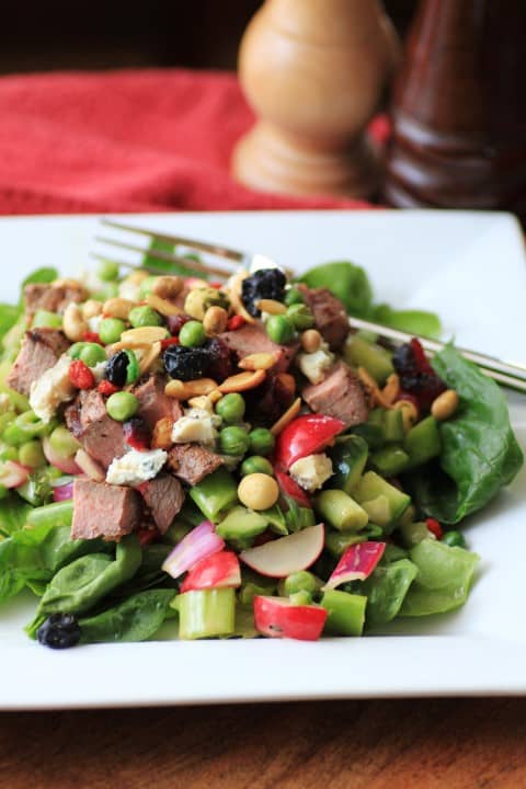 Chopped Steak Salad by Noshing With The Nolands 