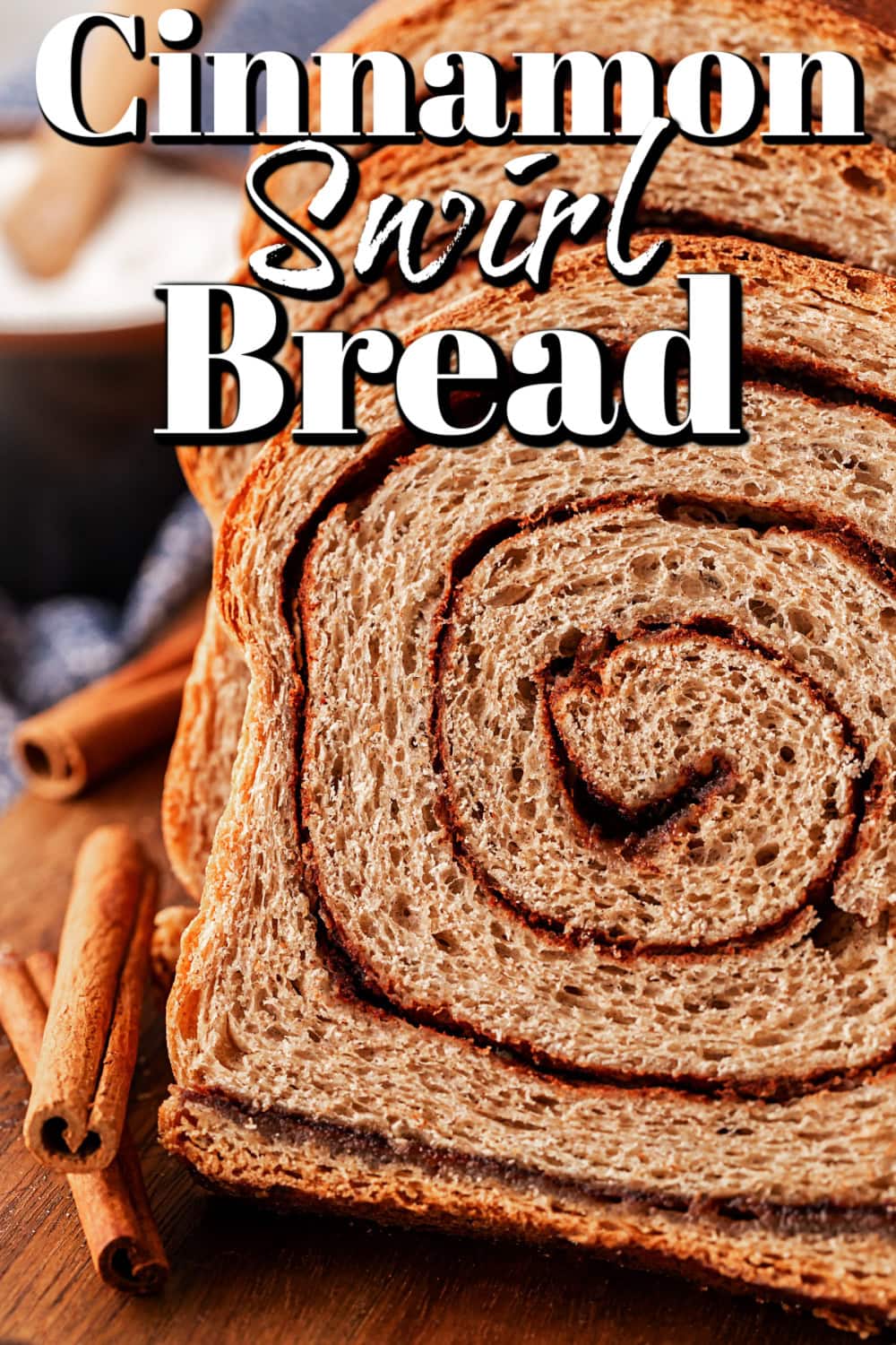 This Cinnamon Swirl Bread is one of the best homemade breads you can make. The bread is light and fluffy, with an amazing cinnamon swirl that you will be addicted to. Cinnamon Swirl Bread Pin.