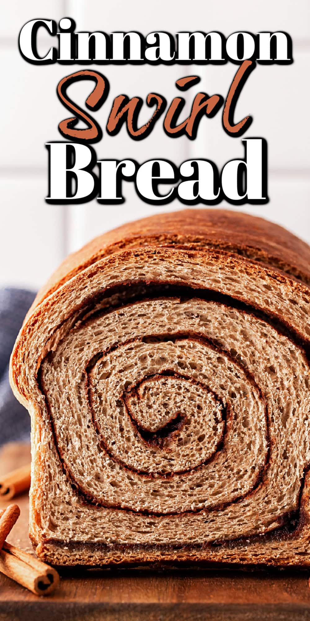 This Cinnamon Swirl Bread is one of the best homemade breads you can make. The bread is light and fluffy, with an amazing cinnamon swirl that you will be addicted to. Cinnamon Swirl Bread Pin.