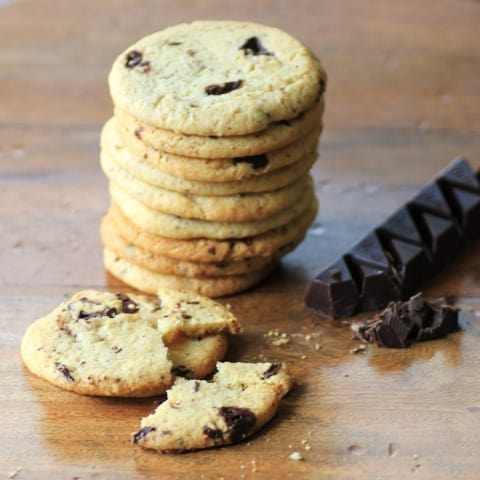 Peanut Butter Chocolate Chunk Cookies by Noshing With The Noland