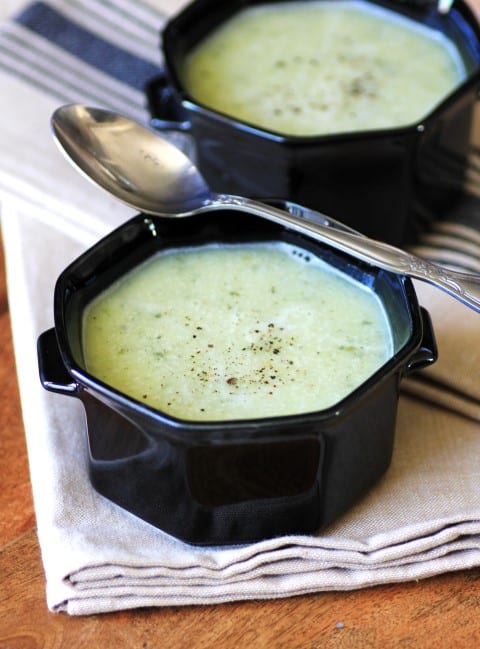 Zucchini Cheese Soup for #SundaySupper