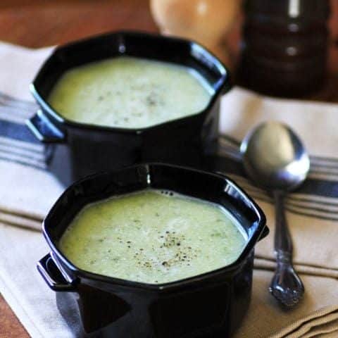 Zucchini Cheese Soup for #SundaySupper