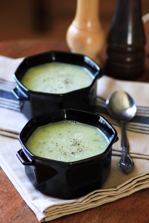 Zucchini Cheese Soup by Noshing With The Nolands 