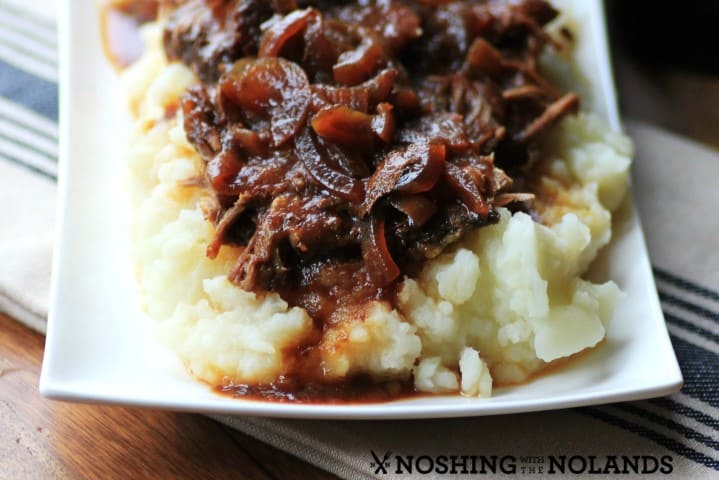 Easy Slow Cooker BBQ Beef by Noshing With The Nolands