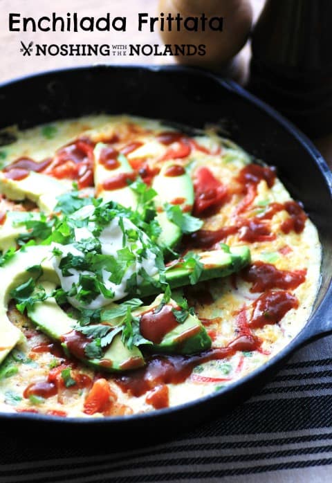 Enchilada Frittata by Noshing With The Nolands 