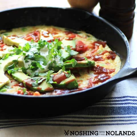 Enchilada Frittata by Noshing With The Nolands 
