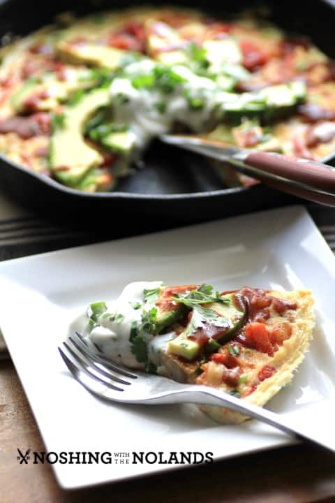 Enchilada Frittata by Noshing With The Nolands 