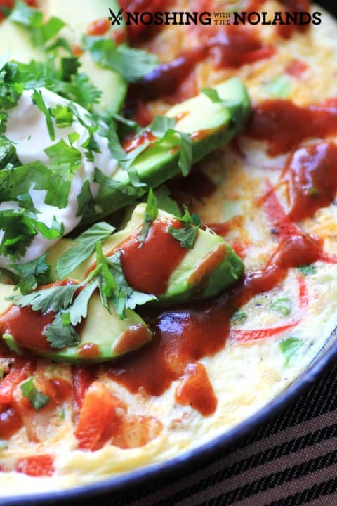 Enchilada Frittata by Noshing With The Nolands 