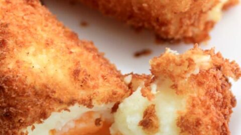 Cheesy Mashed Potato Croquettes #SundaySupper