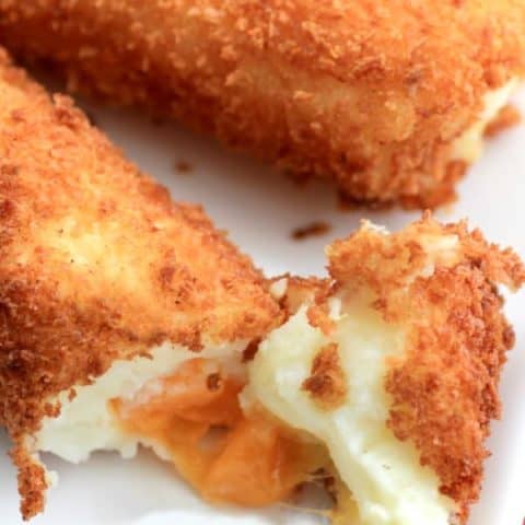 Cheesy Mashed Potato Croquettes #SundaySupper