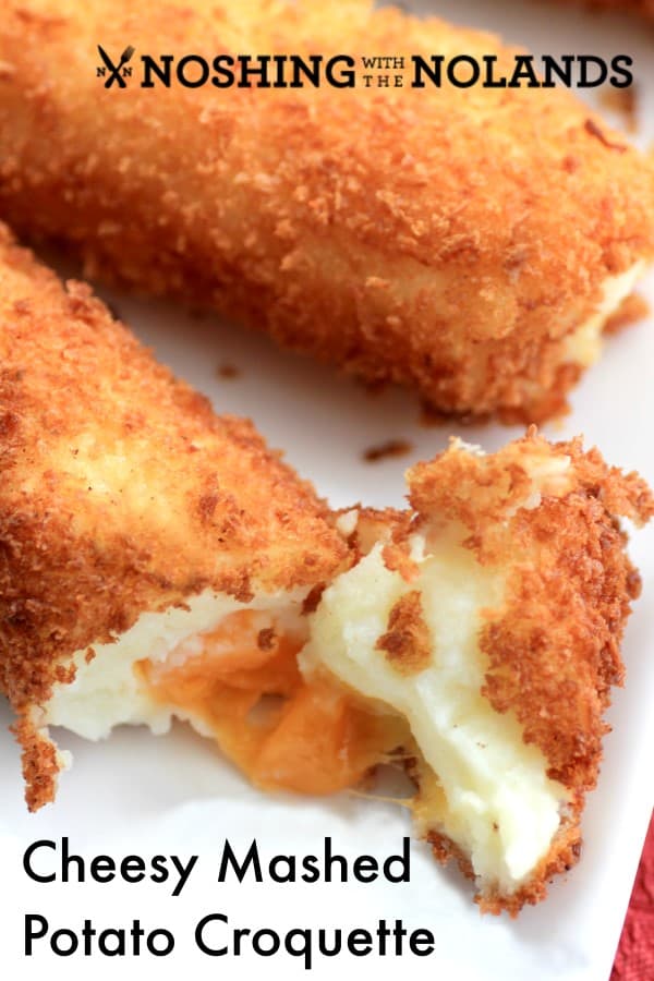 Cheesy Mashed Potato Croquettes #SundaySupper