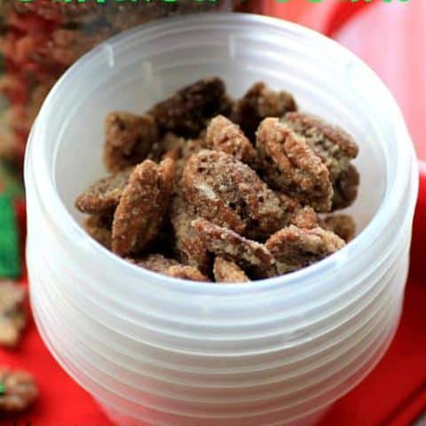 Cinnamon Candied Pecans #SundaySupper