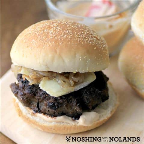 Maple Bison Blueberry Bugers by Noshing With The Nolands