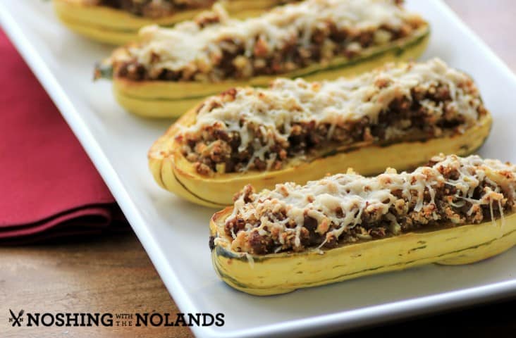 Sausage Stuffed Delicata Squash by Noshing With The Nolands 