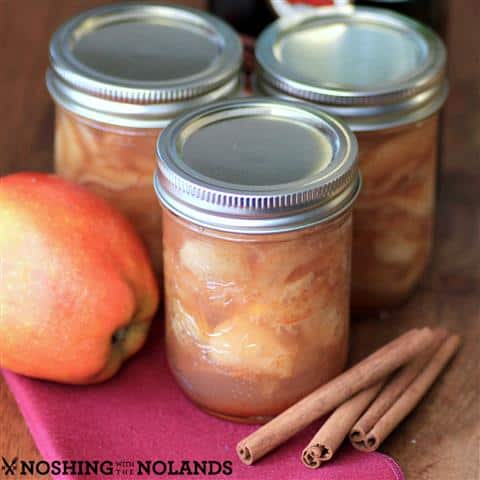 Brandied Cinnamon Apples Preserves by Noshing With The Nolands 