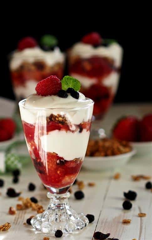 Breakfast Parfaits by Simply Sated